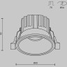Встраиваемый светильник MAYTONI ROUND DL058-7W4K-BS